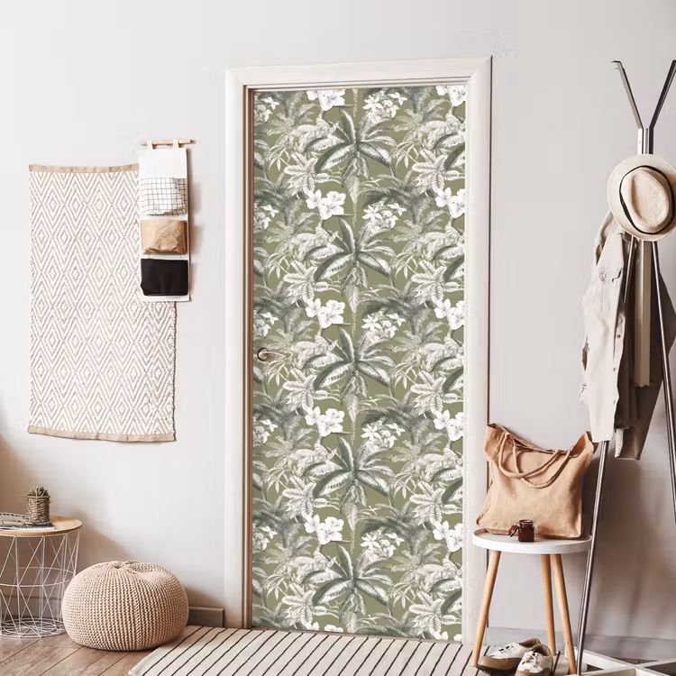 Botanisch - Bloemen - Groen deurposter klein 289 -sfeer6