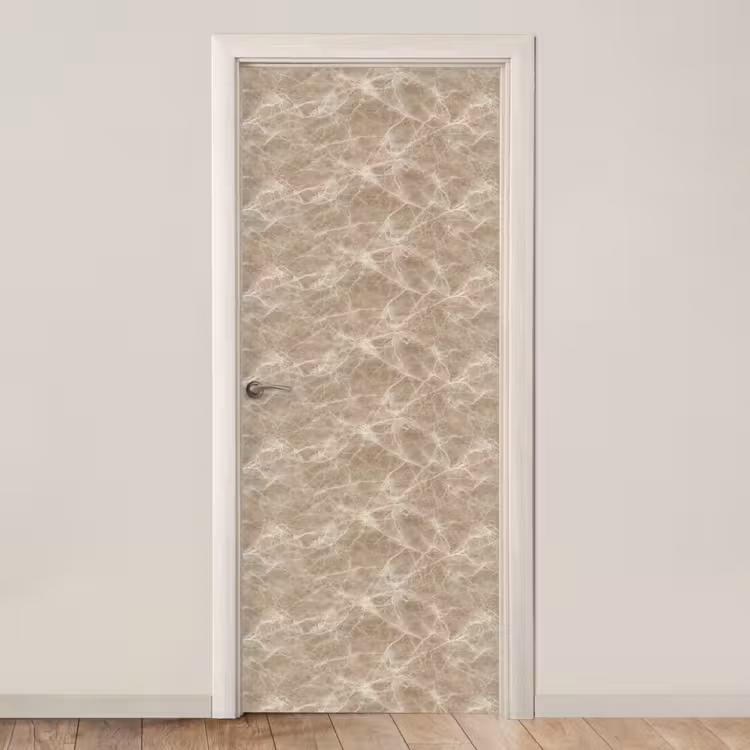 Bruin - Kristaladers - Marmer deurposter klein 289 -3d_beige