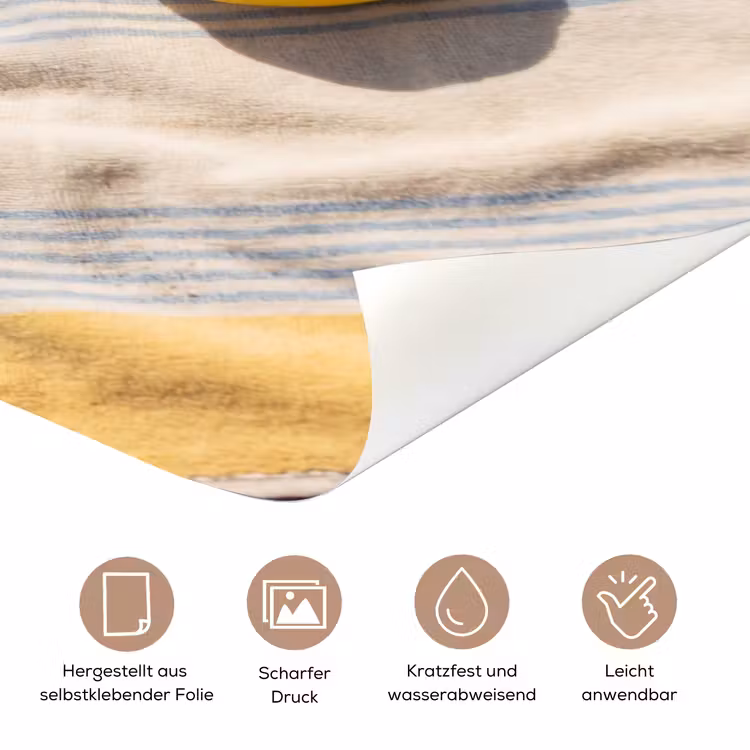 Boek - Zonnebril - Strand - Zomer - Geel deurposter klein -tcloseup_DE