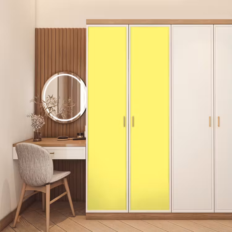 Buttery - Beige - Geel deurposter klein 289 -sfeer3