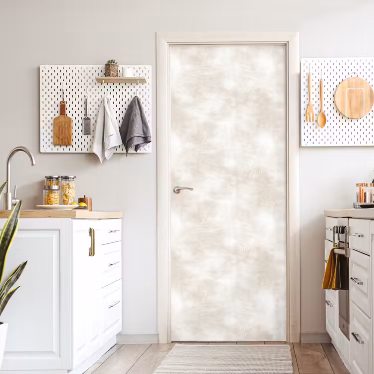 Subtiel - Structuur - Beige deurposter klein 289 -sfeer5