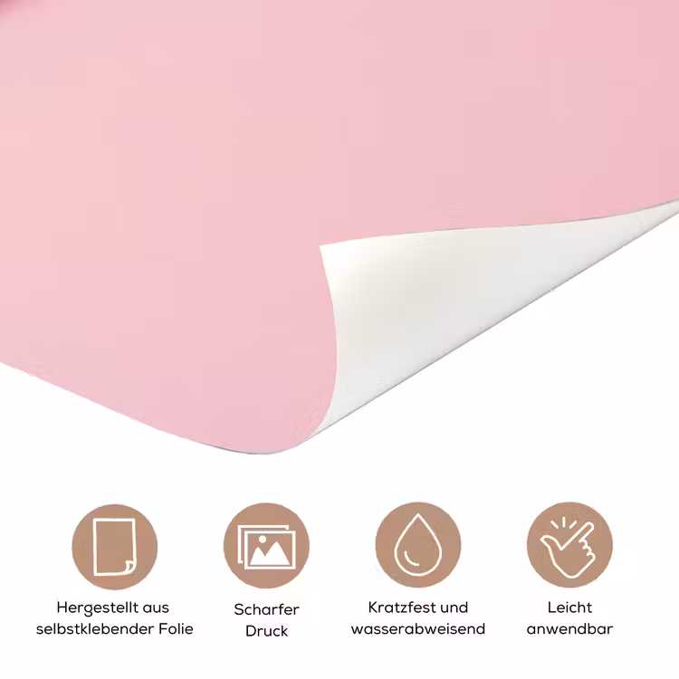 Disco - Kersen - Roze deurposter klein -tcloseup_DE