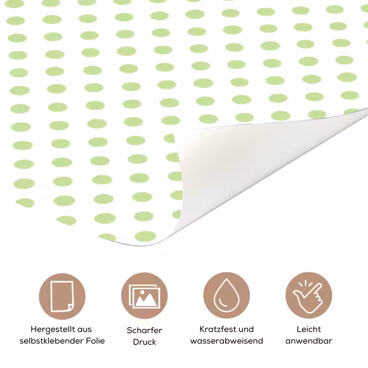 Dots - Klassiek - Groen deurposter klein 289 -tcloseup_DE