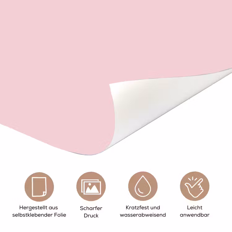 You're doing great - roze - 3D deurposter klein -tcloseup_DE