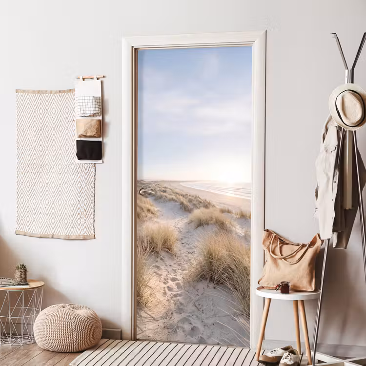 Duinen - Strand - Beige deurposter klein -sfeer6