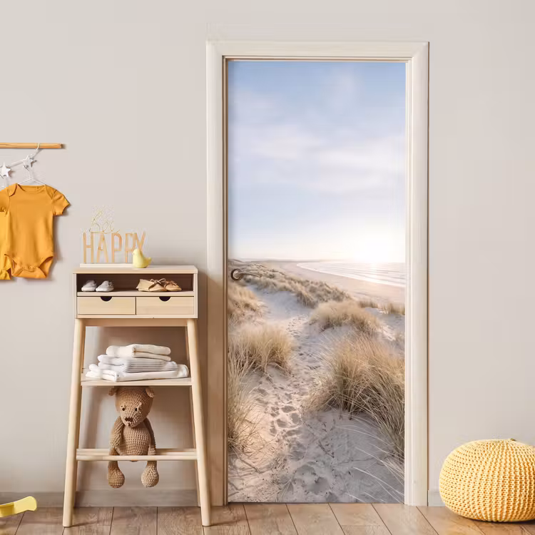 Duinen - Strand - Beige deurposter klein -sfeer4