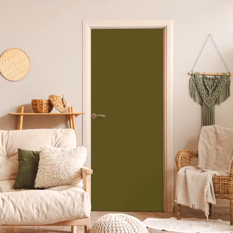 Dark - Olive - Groen deurposter klein 289 -sfeer2