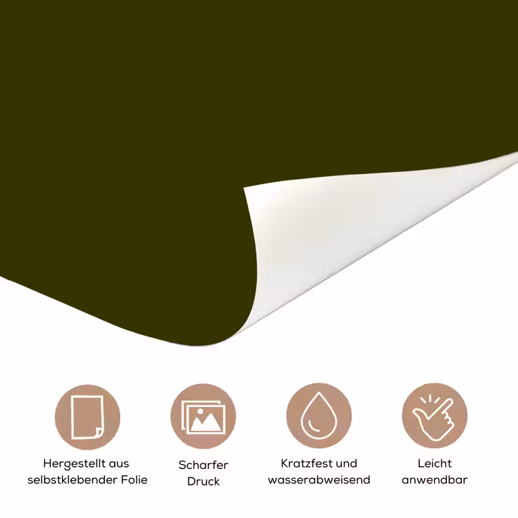 Dark - Olive - Groen deurposter klein 289 -tcloseup_DE