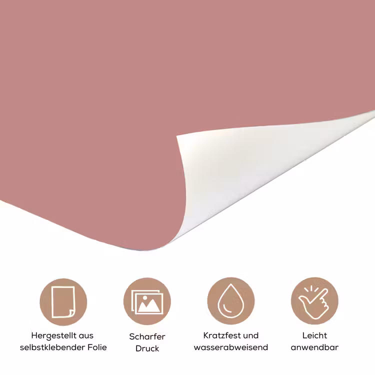 Dusty - Rose - Roze deurposter klein 289 -tcloseup_DE