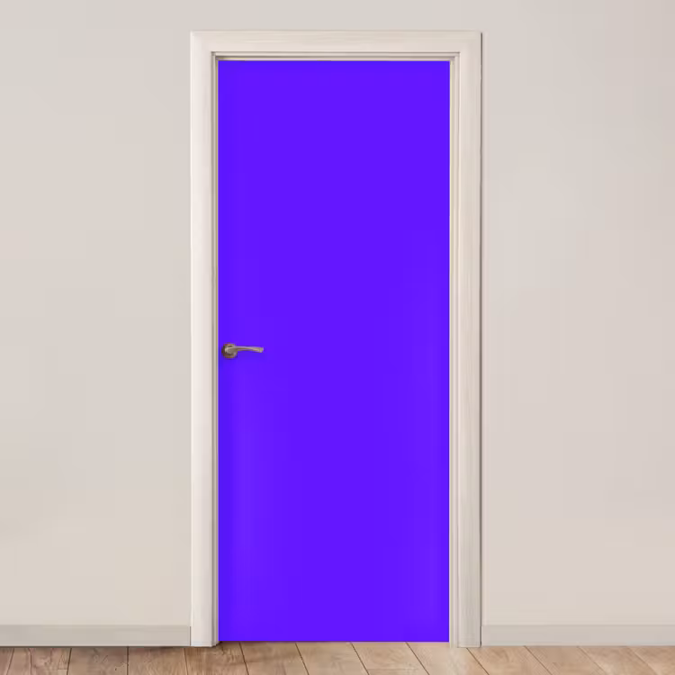 Electric - Indigo - Paars deurposter klein 289 -3d_beige