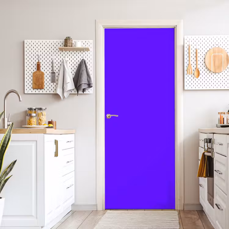 Electric - Indigo - Paars deurposter klein 289 -sfeer5