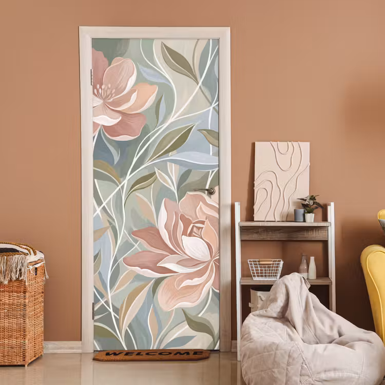 Elegant - Romantiek - Roze deurposter klein -sfeer1