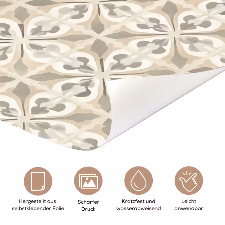 Tegel - Motief - Beige deurposter klein 289 -tcloseup_DE