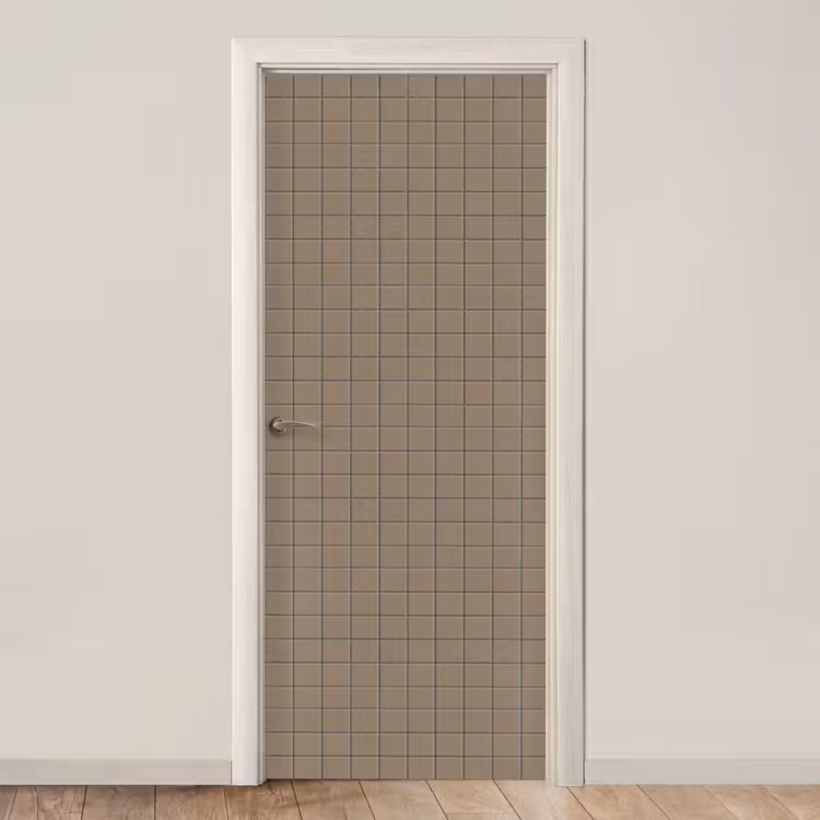 Tegel - Patroon - Taupe deurposter klein 289 -3d_beige
