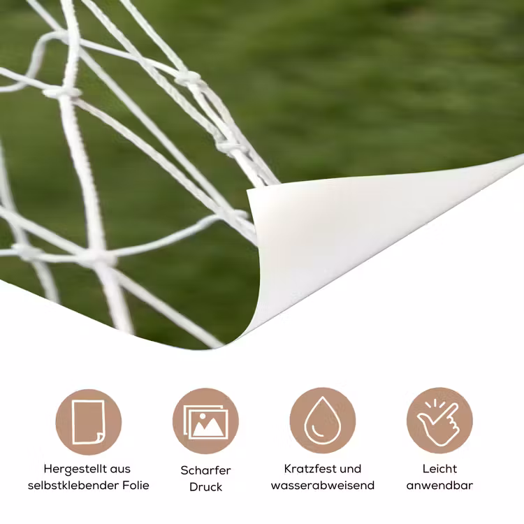 Voetbal - Goal - Net - Sport deurposter klein -tcloseup_DE