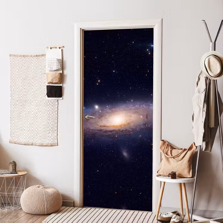 Türtapete - Galaxie – Weltraum – Kosmos - Sterrenstelsel - Ruimte - Kosmos deurposter klein
