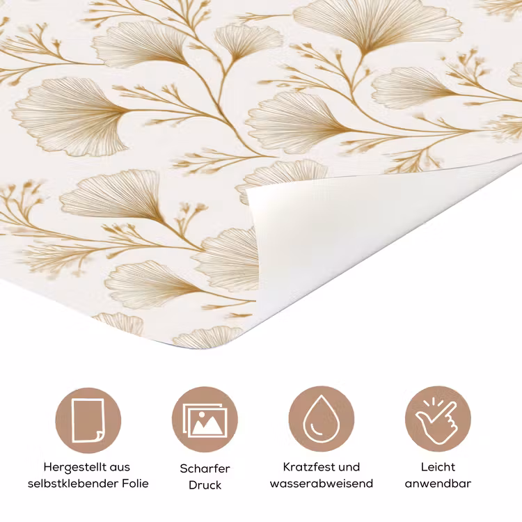 Ginkgo - Takken - Goud deurposter klein 289 -tcloseup_DE