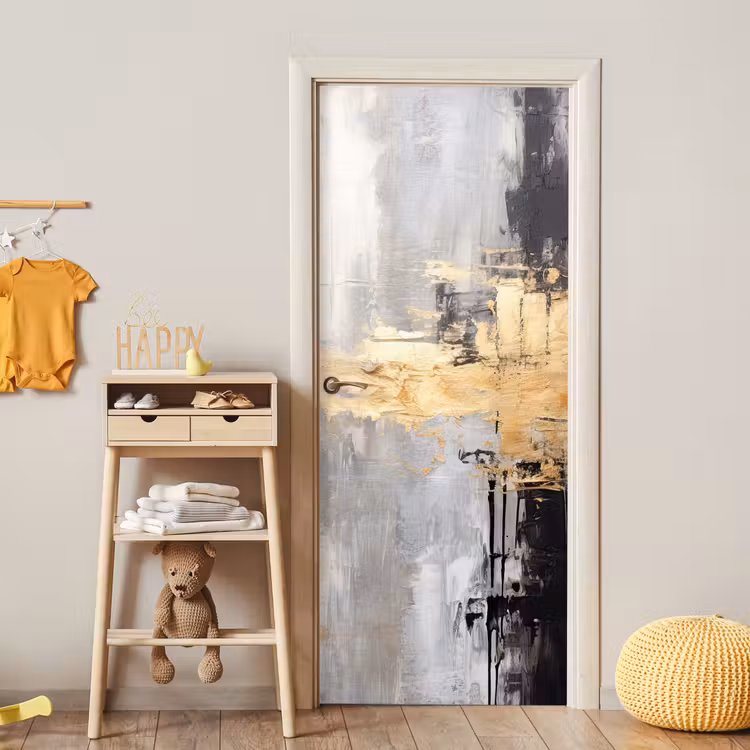 Goud - Luxe - Acryl - Kunst deurposter klein -sfeer4
