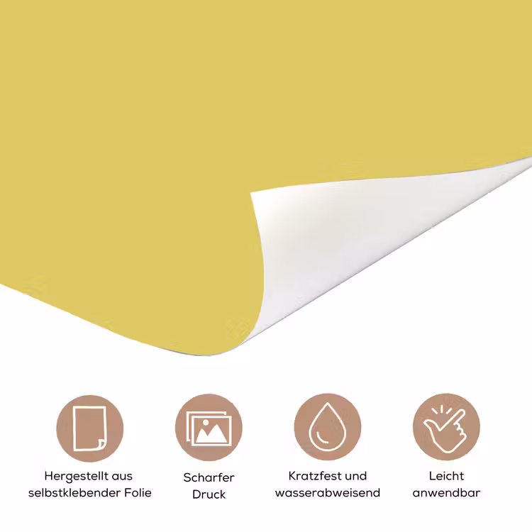 Golden - Ochre - Geel deurposter klein 289 -tcloseup_DE