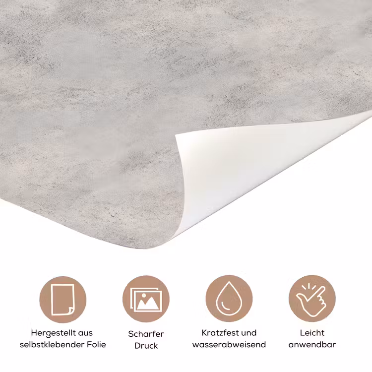 Grijs - Beton - Industrieel deurposter klein 289 -tcloseup_DE