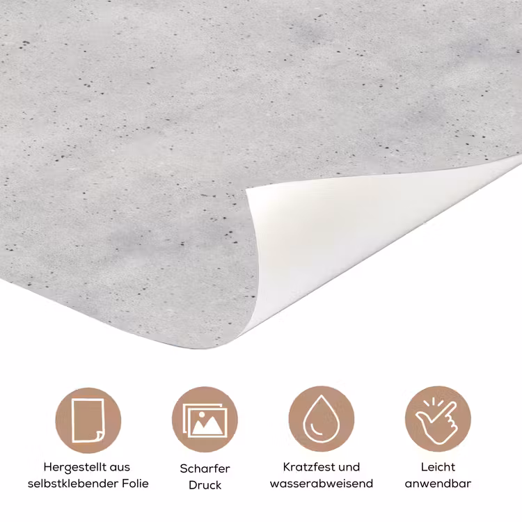 Grijs - Beton - Neutraal deurposter klein 289 -tcloseup_DE