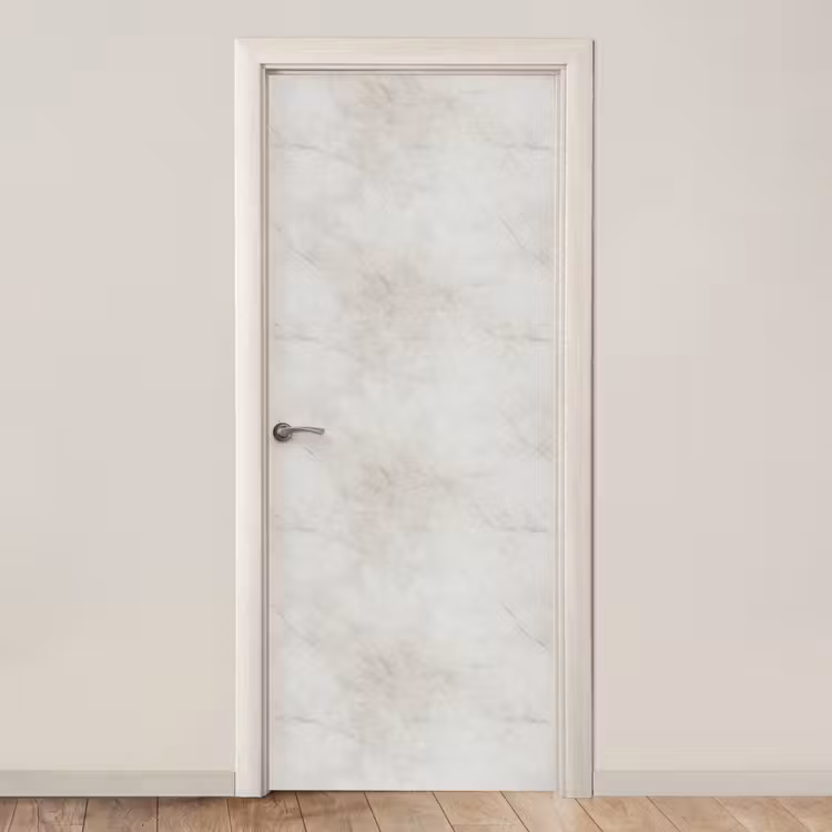 Grijs - Marmer - Aders deurposter klein 289 -3d_beige