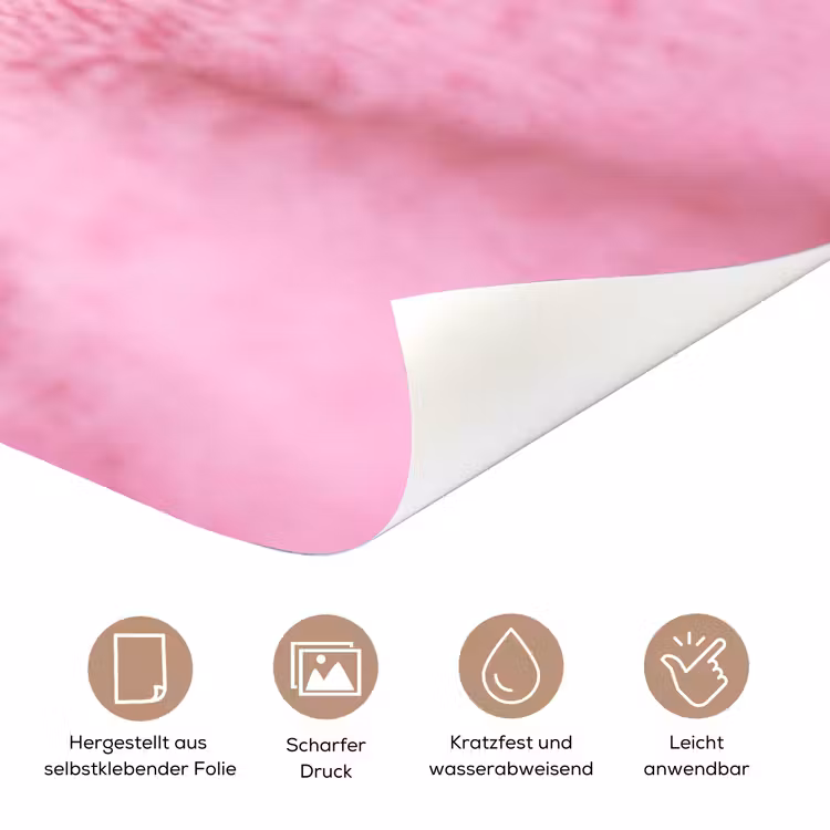 Badeend -Strik - Roze deurposter klein -tcloseup_DE