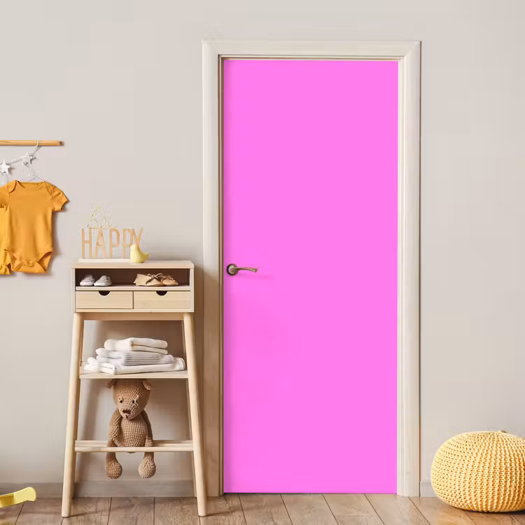 Bright - Orchid - Roze deurposter klein 289 -sfeer4