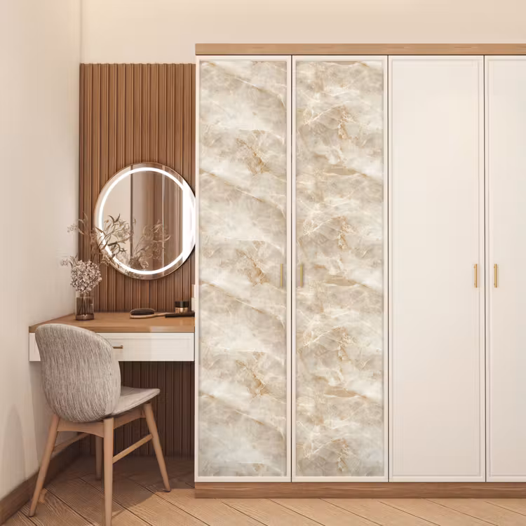 Lichtbeige - Onyx - Subtiel deurposter klein 289 -sfeer3
