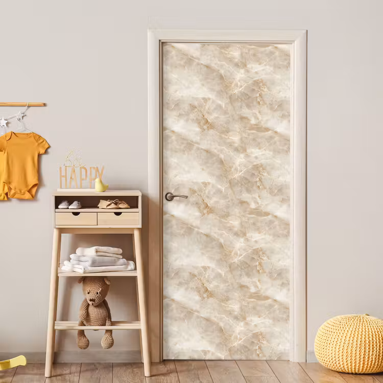 Lichtbeige - Onyx - Subtiel deurposter klein 289 -sfeer4