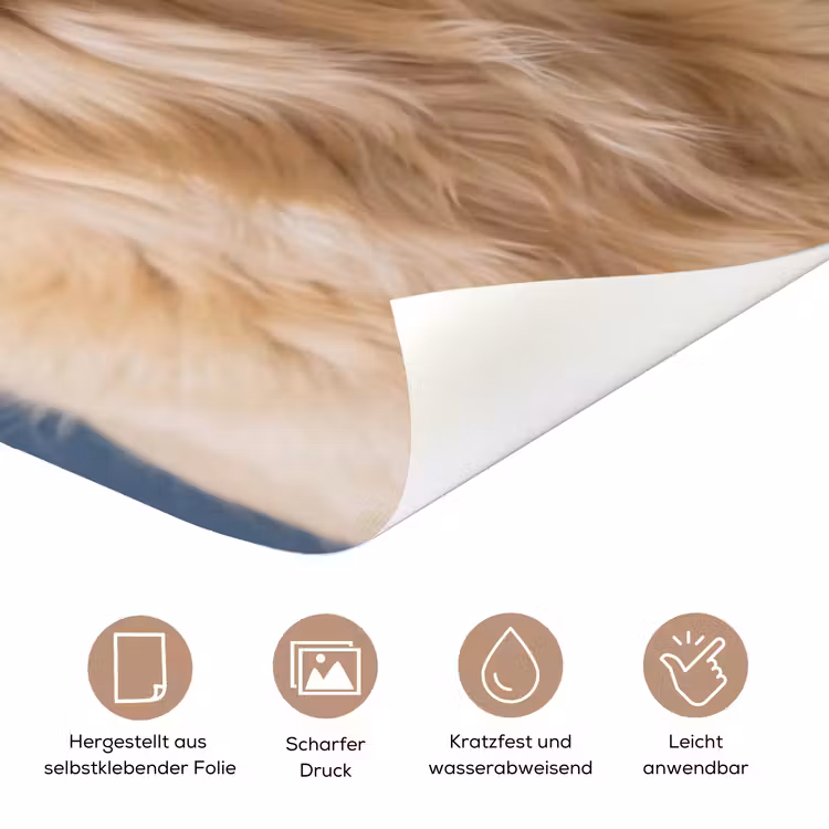 Hond - Badeend - Geel deurposter klein -tcloseup_DE