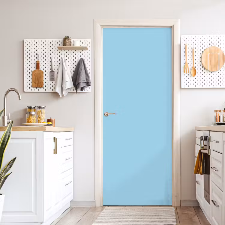 Ice - Blue - Blauw deurposter klein 289 -sfeer5