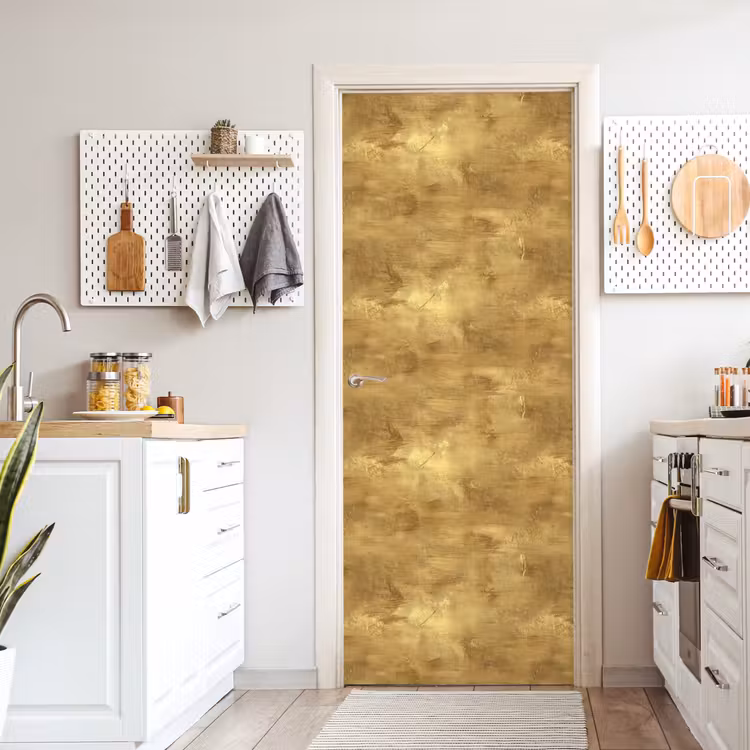 Industrieel - Textuur - Goud deurposter klein 289 -sfeer5