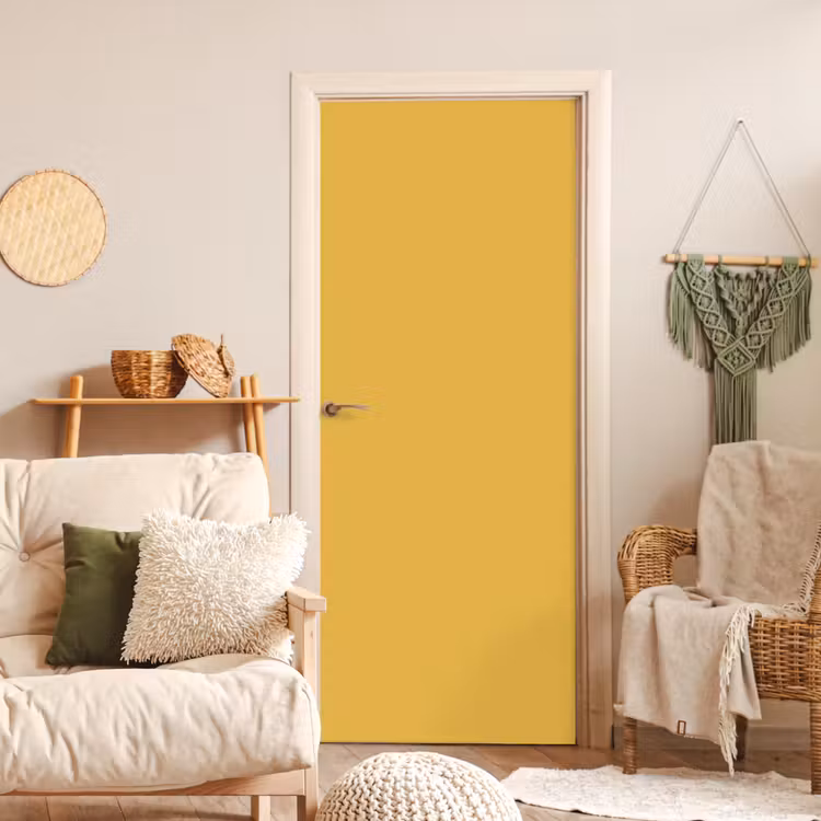 Joyful - Mustard - Geel deurposter klein 289 -sfeer2