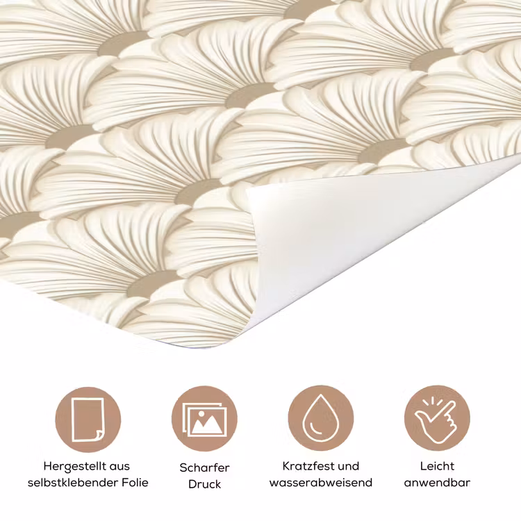 Klassiek - Art - Beige deurposter klein 289 -tcloseup_DE