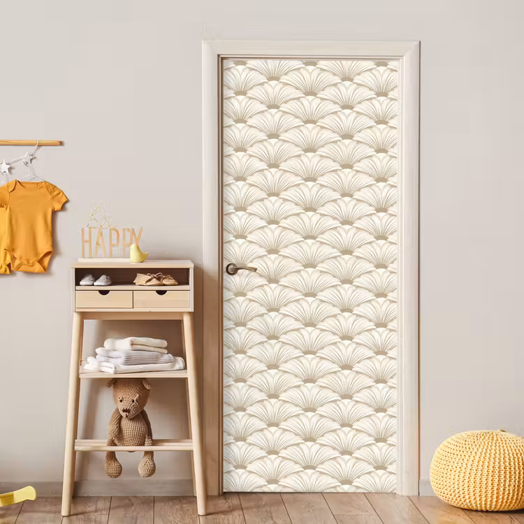 Klassiek - Art - Beige deurposter klein 289 -sfeer4
