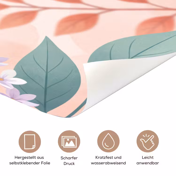 Kolibrie - Vliegen - Natuur - Illustratie - Kleurrijk deurposter klein -tcloseup_DE