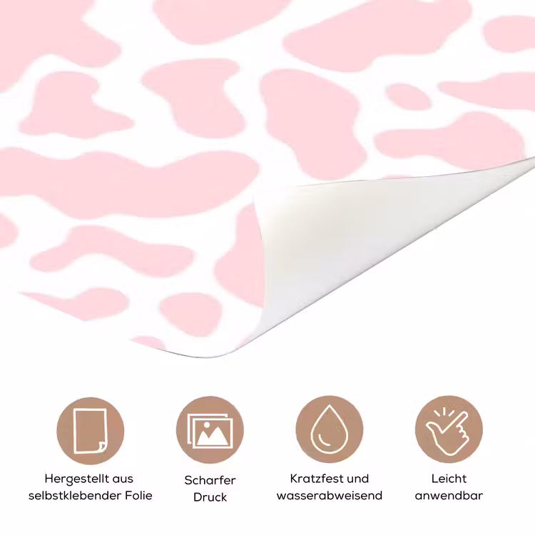 Koeienprint - Roze - Cowboy - Horse deurposter klein -tcloseup_DE