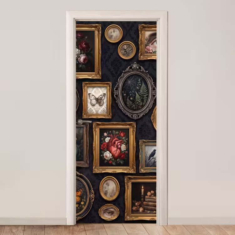 Kunst - Collectie - Vintage - Klassiek - Donker deurposter klein -3d_beige