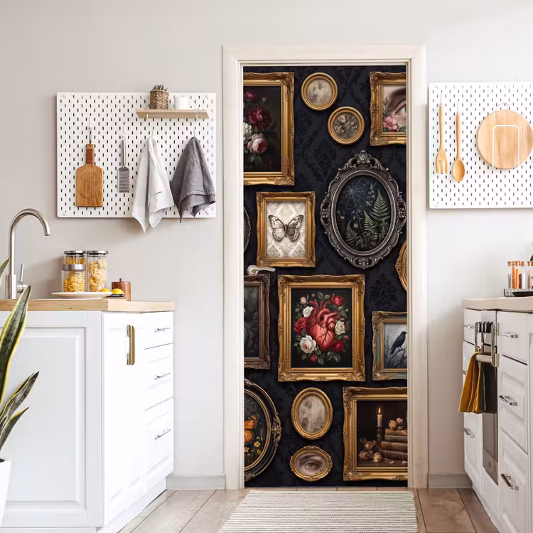 Kunst - Collectie - Vintage - Klassiek - Donker deurposter klein -sfeer5