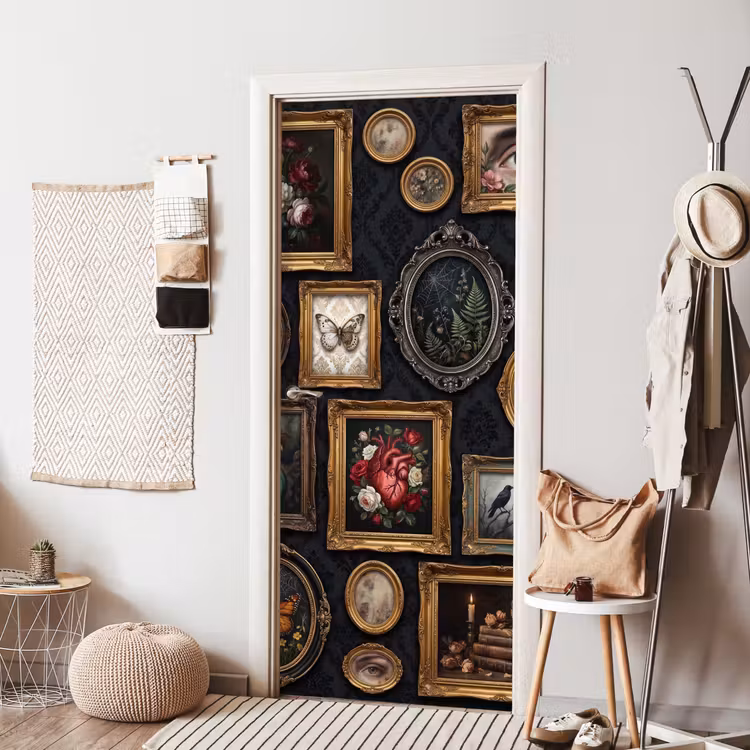 Kunst - Collectie - Vintage - Klassiek - Donker deurposter klein -sfeer6