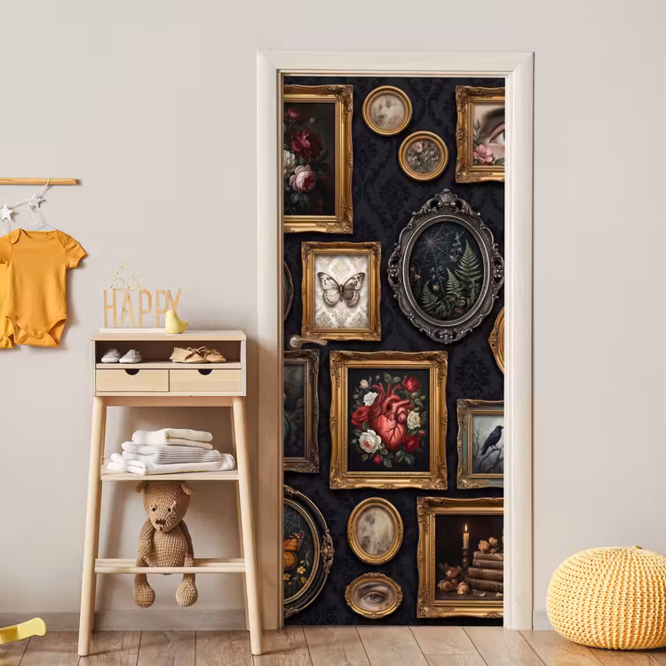 Kunst - Collectie - Vintage - Klassiek - Donker deurposter klein -sfeer4