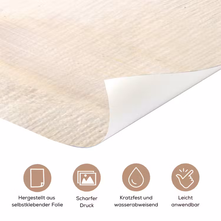 Kunst - Wit - Beige - Modern deurposter klein -tcloseup_DE