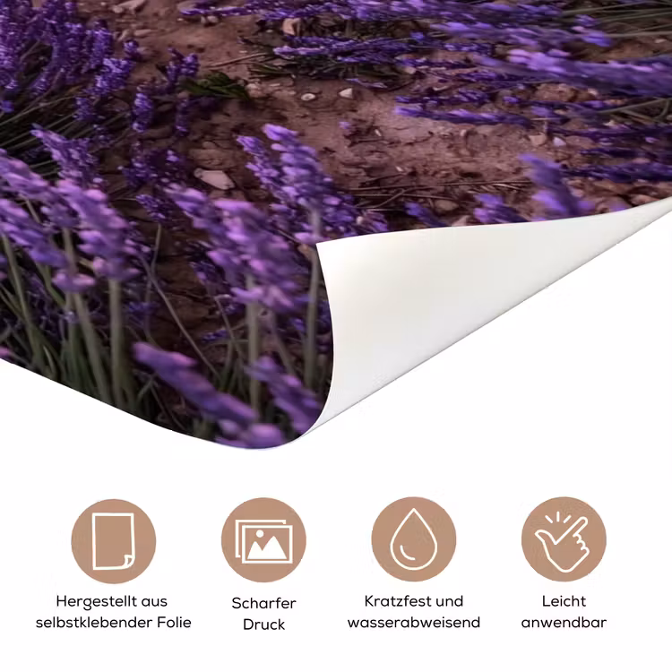 Lavendel - Veld - Natuur - Paars deurposter klein -tcloseup_DE