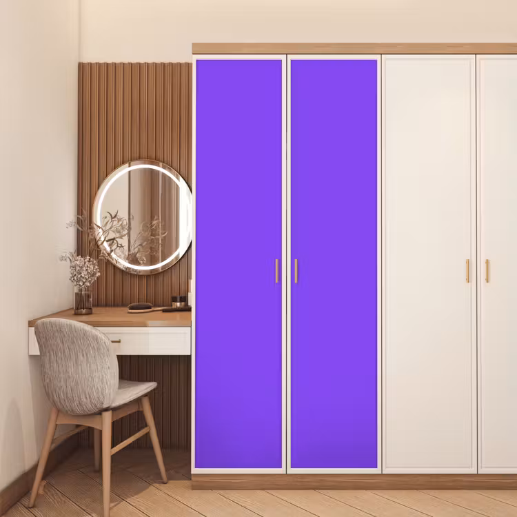 Vivid - Violet - Paars deurposter klein 289 -sfeer3
