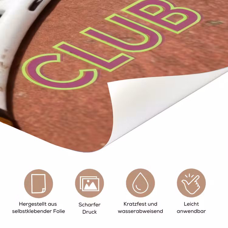 Matcha Club - Tennis - Matcha deurposter klein -tcloseup_DE