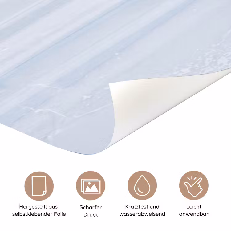 Meer - Dennen - IJs - Winter - Rustgevend deurposter klein -tcloseup_DE