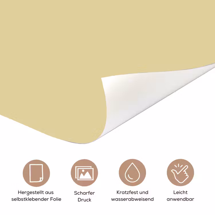 Mellow - Touch - Geel deurposter klein 289 -tcloseup_DE