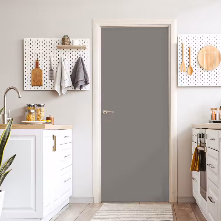 Mineral - Grey - Grijs deurposter klein 289 -sfeer5