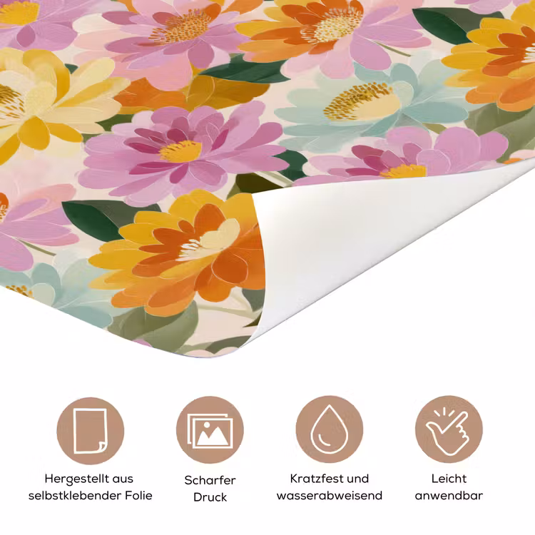 Lelies - Aquarel - Pastel deurposter klein 289 -tcloseup_DE